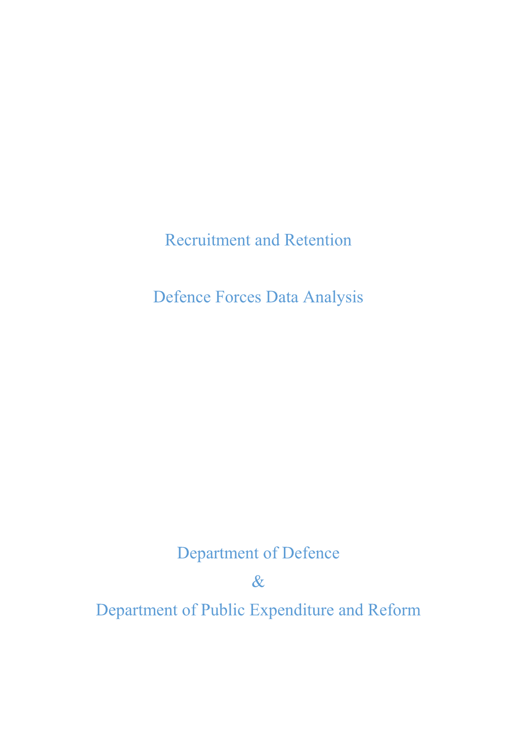 Defence Forces Data Analysis