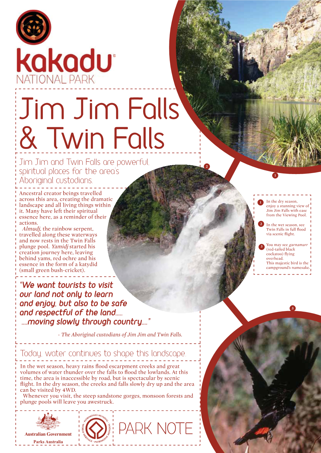 Jim Jim Falls & Twin Falls