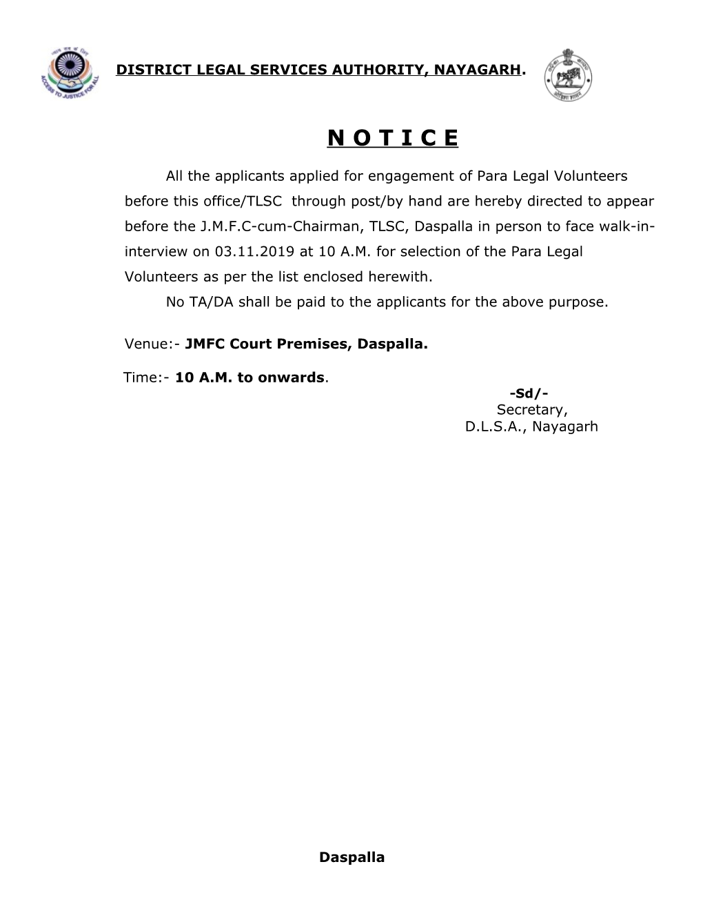 Notice for Daspalla.Pdf