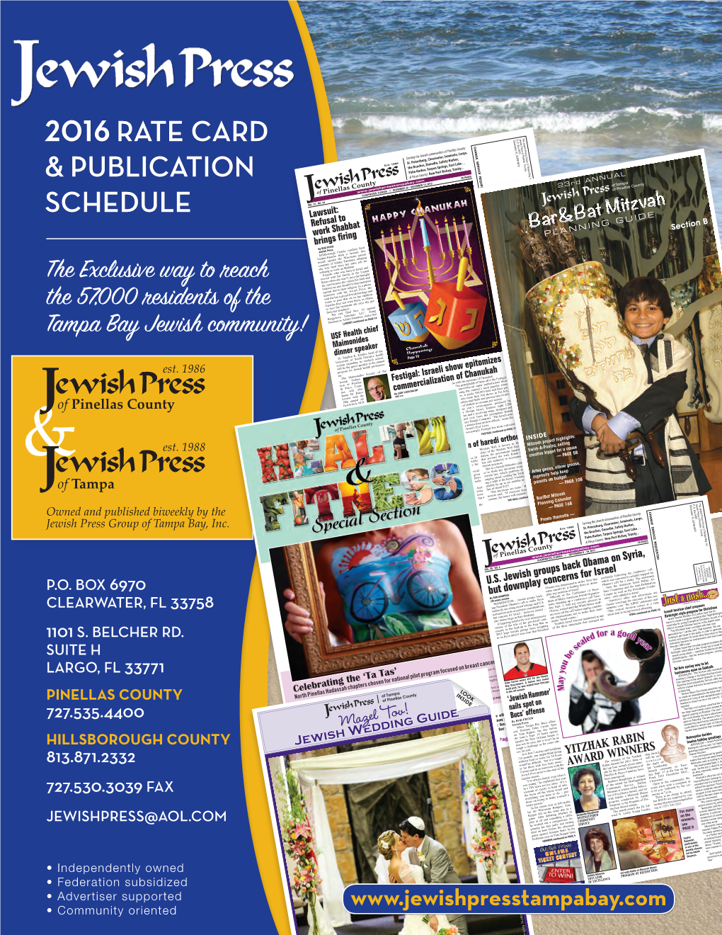 2016Rate Card & Publication Schedule