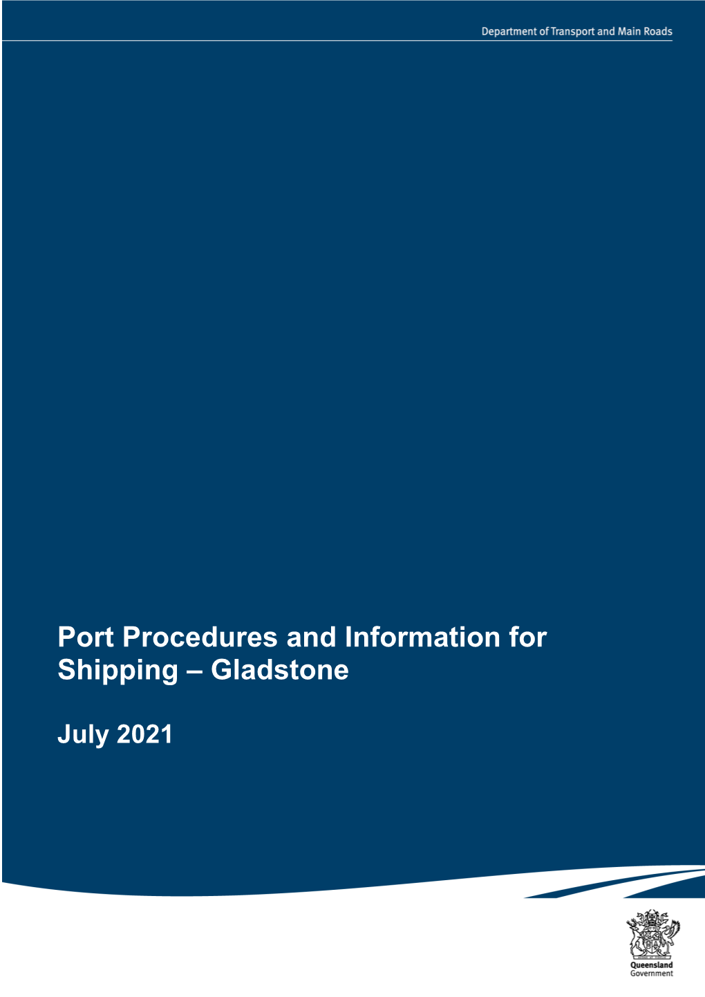 Port Procedures and Information for Shipping – Gladstone
