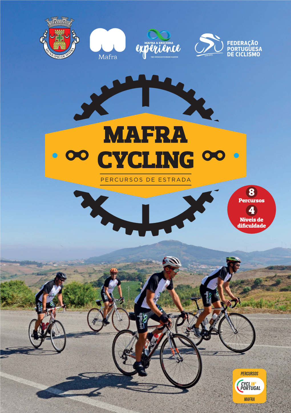 MAFRA CYCLING PERCURSOS DE ESTRADA 8 Percursos 4 Níveis De Dificuldade