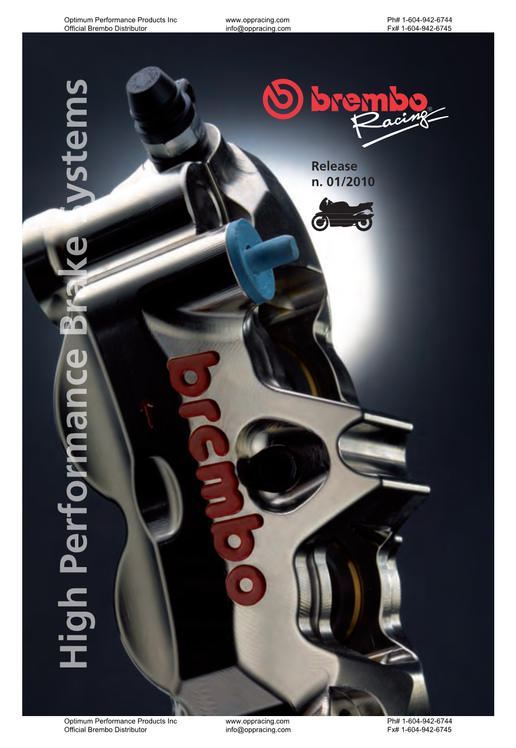 Brembo 2010 Motorcycle Catalog