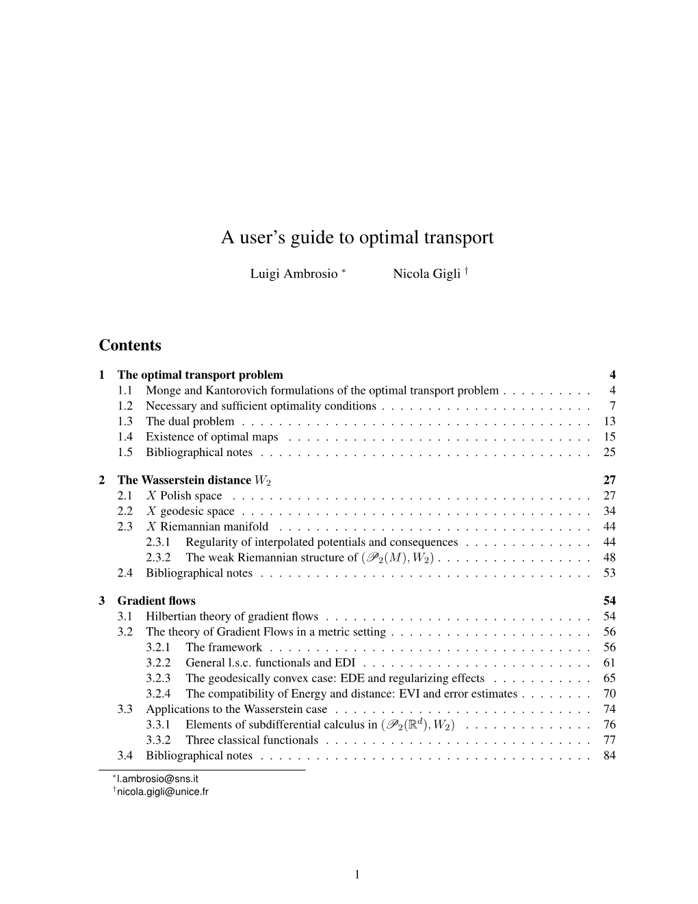 A User's Guide to Optimal Transport