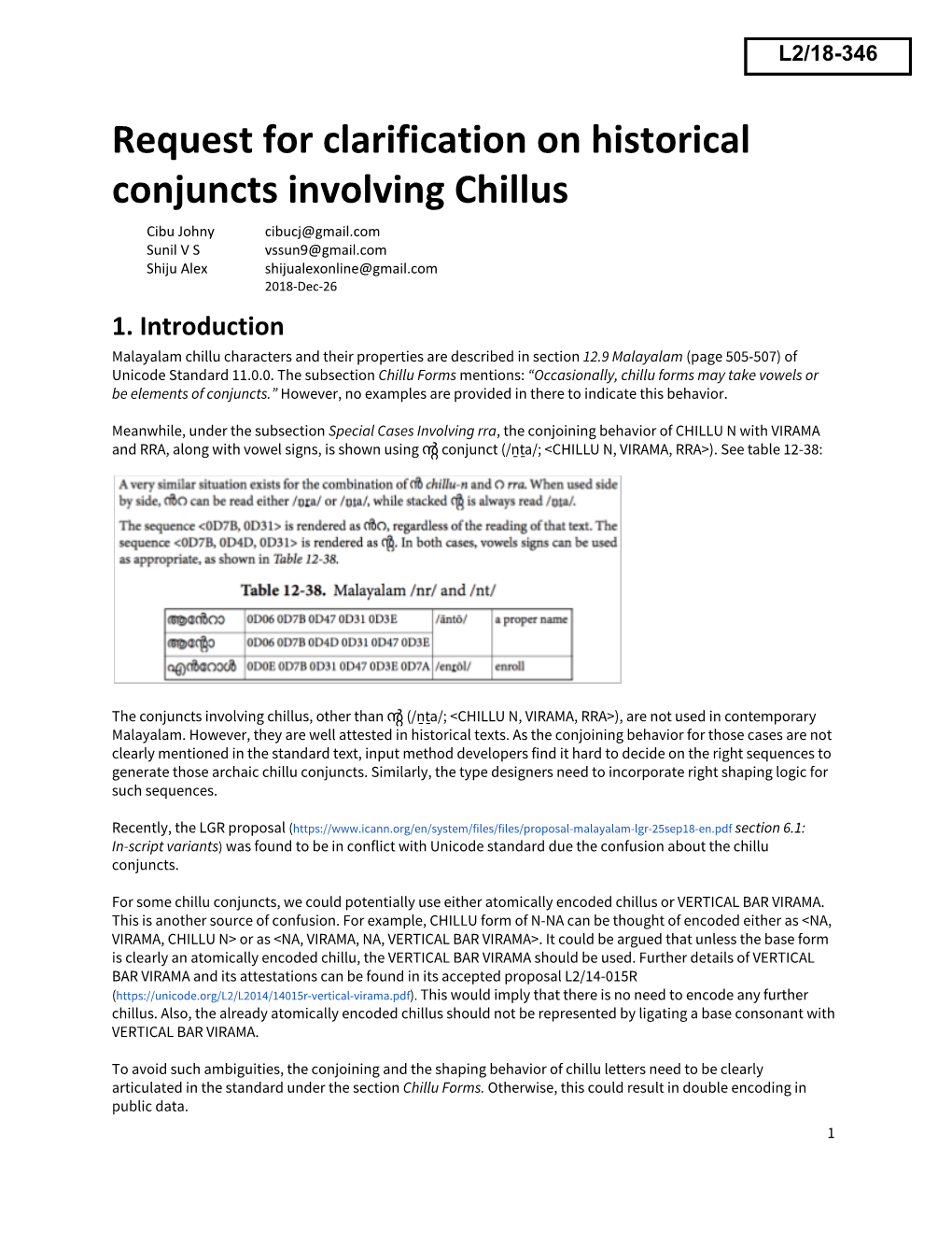 Request for Clarification on Historical Conjuncts Involving Chillus
