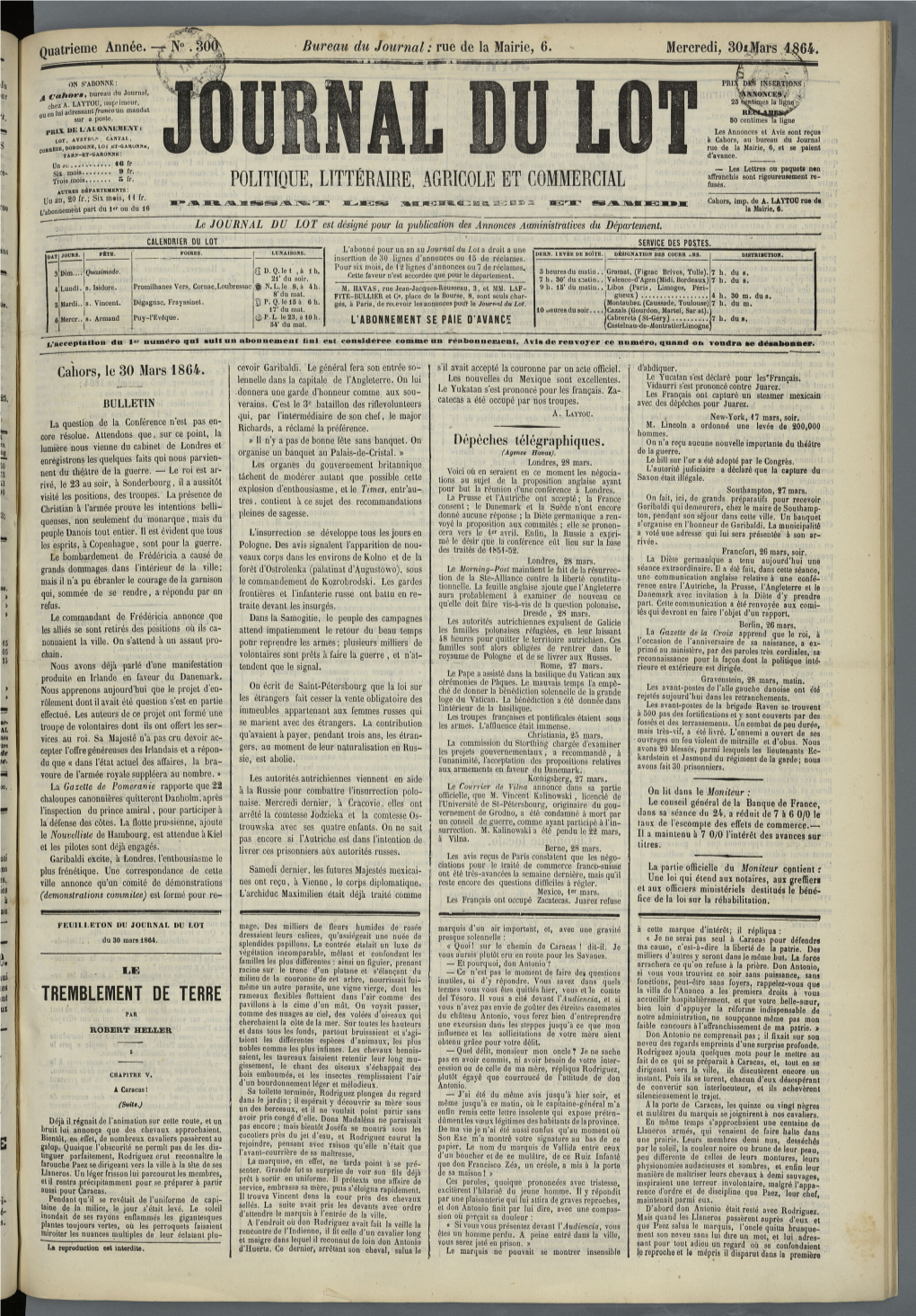 POLITIQUE, LITTÉRAIRE, AGRICOLE ET COMMERCIAL Fusés