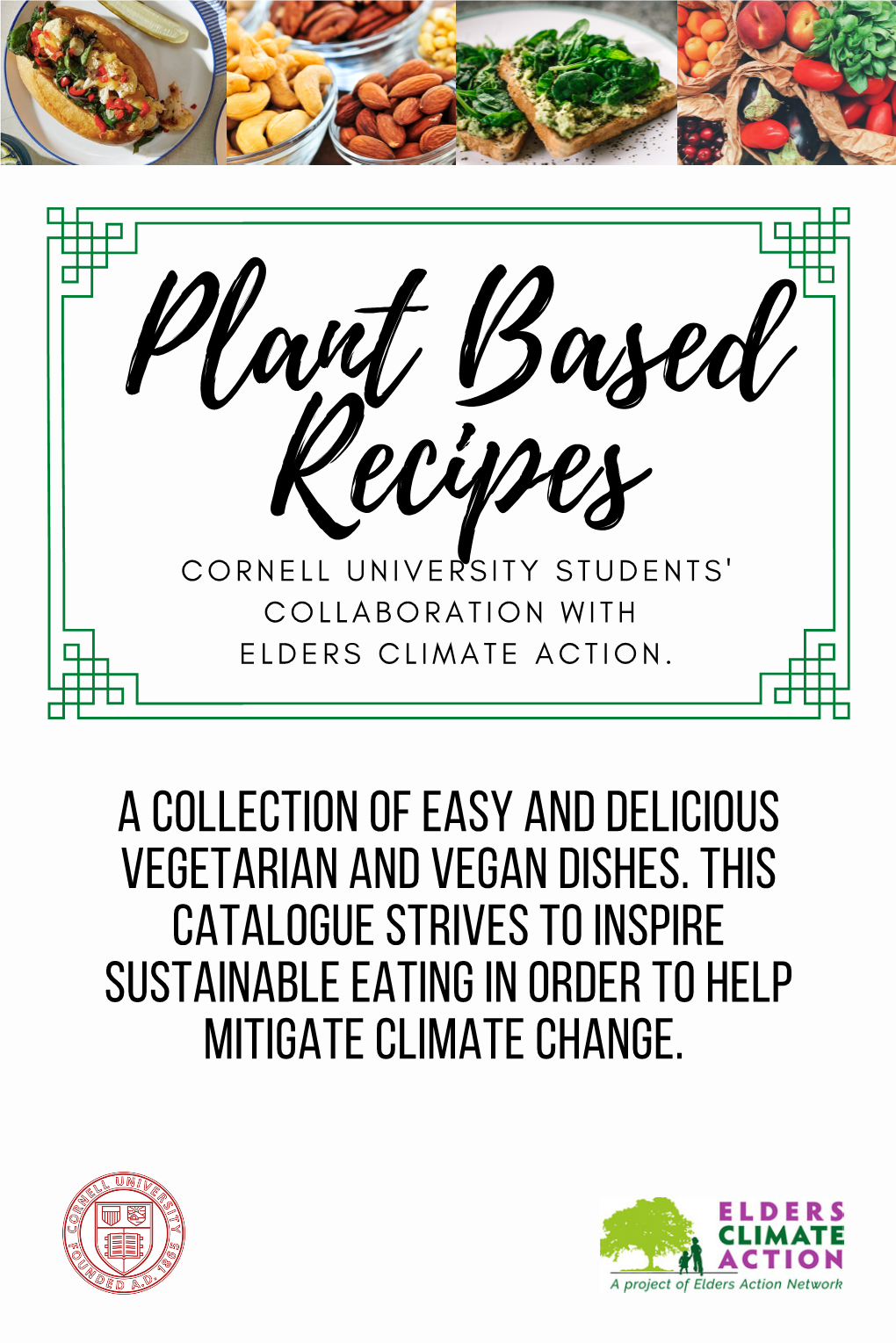 Download a Booklet of Plant Based Recipes