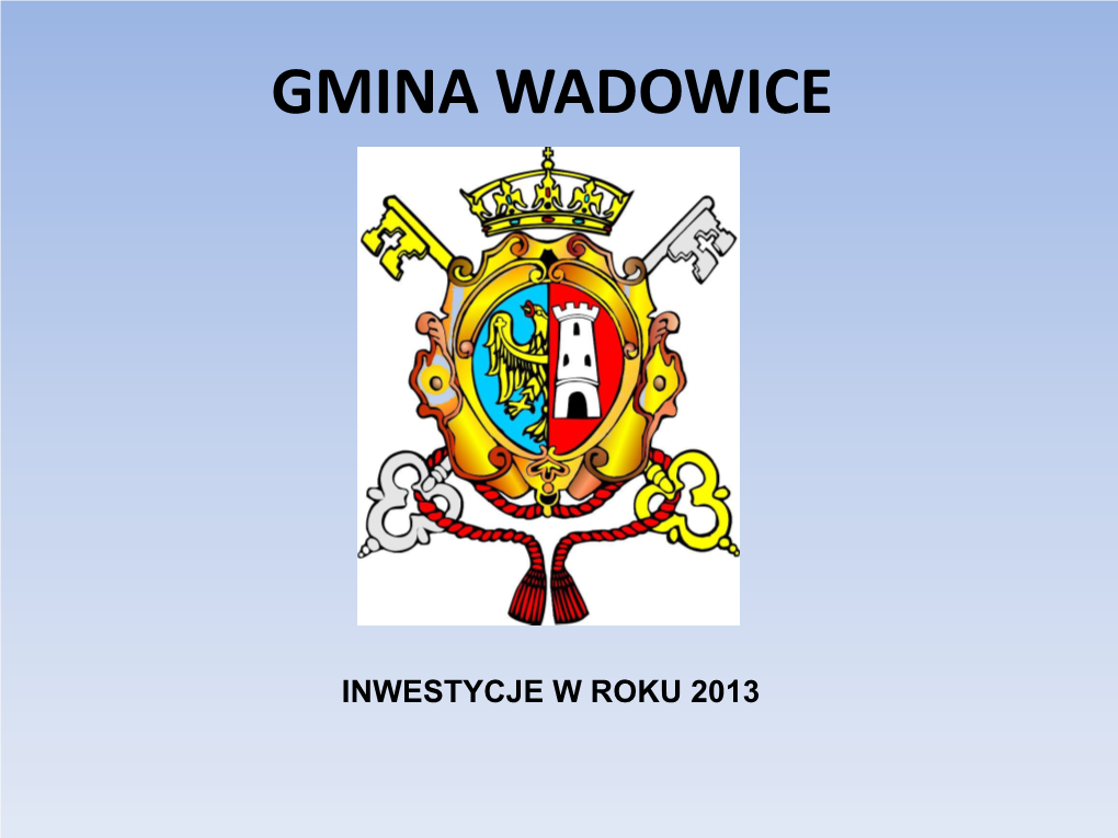 Gmina Wadowice