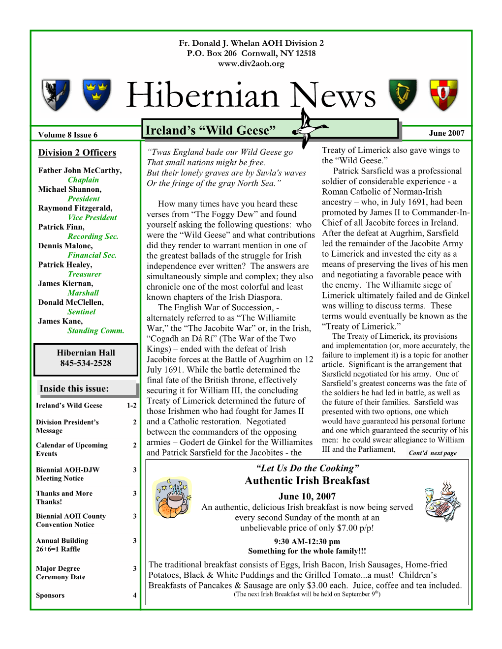 Hibernian News