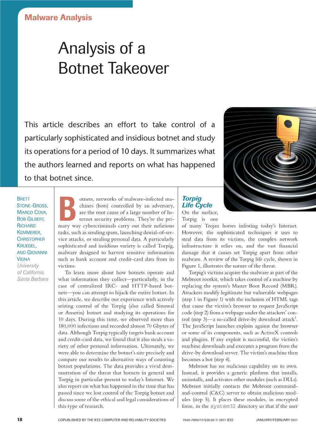 Analysis of a Botnet Takeover