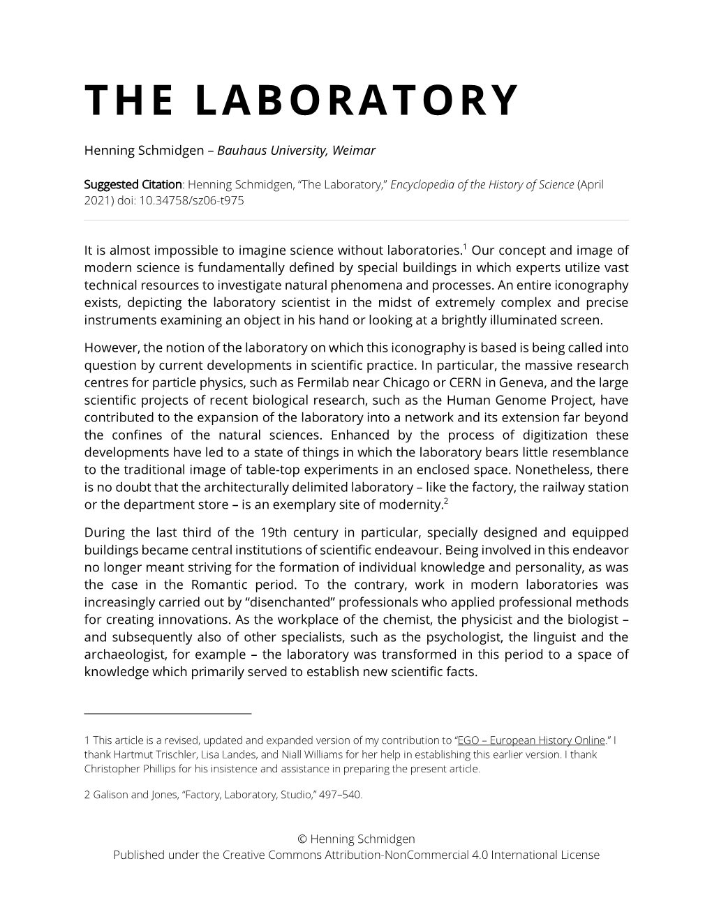 The Laboratory