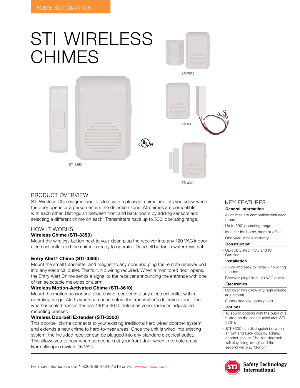 Sti Wireless Chimes