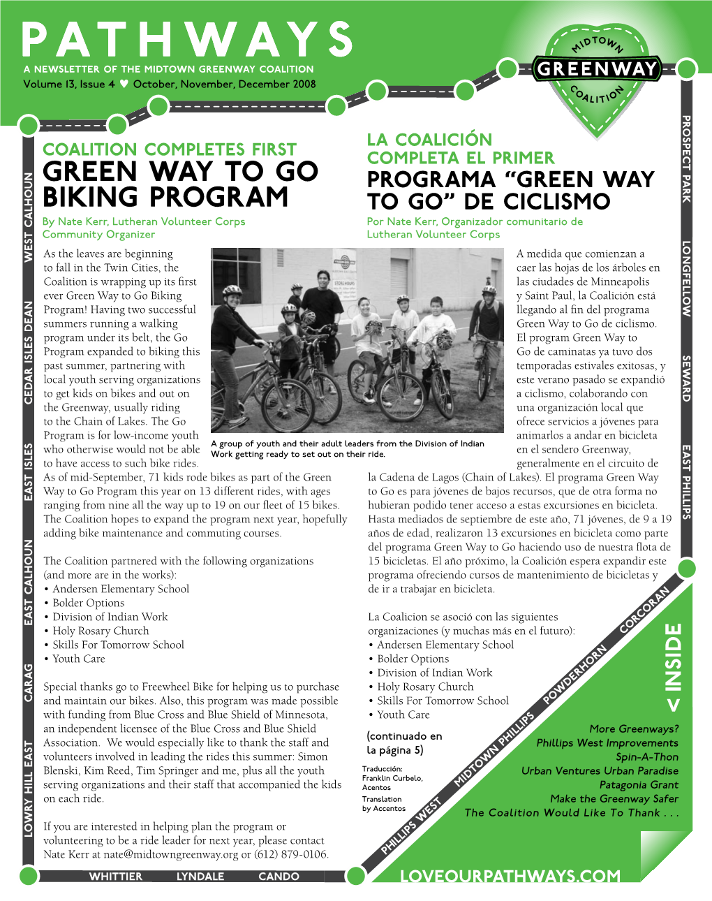 Green Way to GO Biking Program