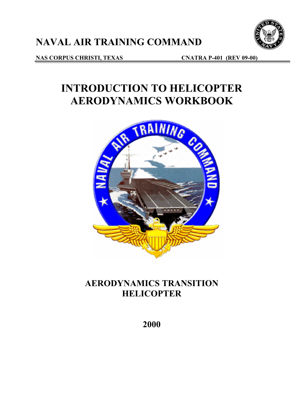 Introduction to Helicopter Aerodynamics Workbook