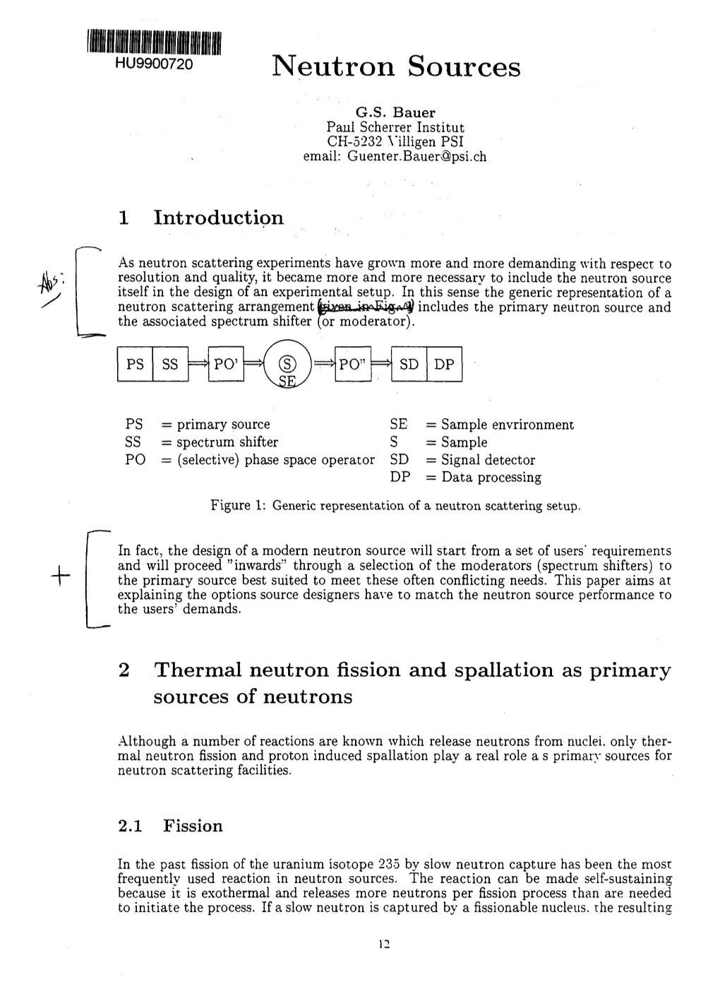 Neutron Sources