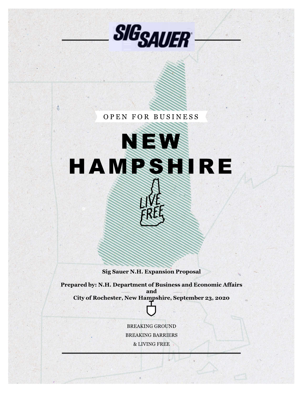Read the State of New Hampshire's Full Proposal to SIG Sauer
