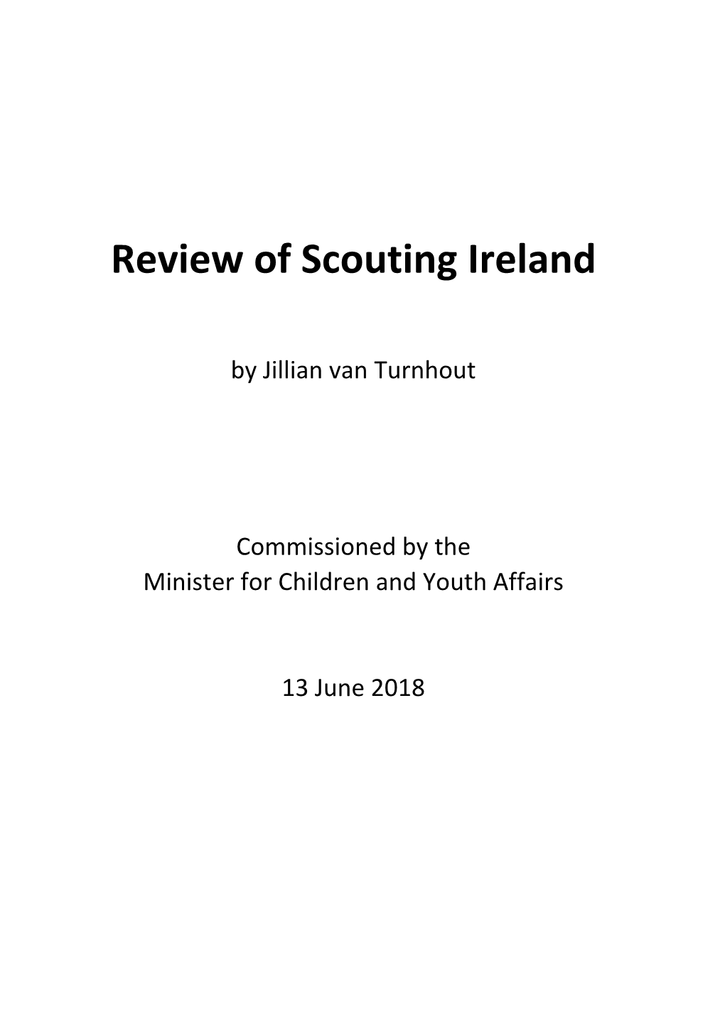 Review of Scouting Ireland