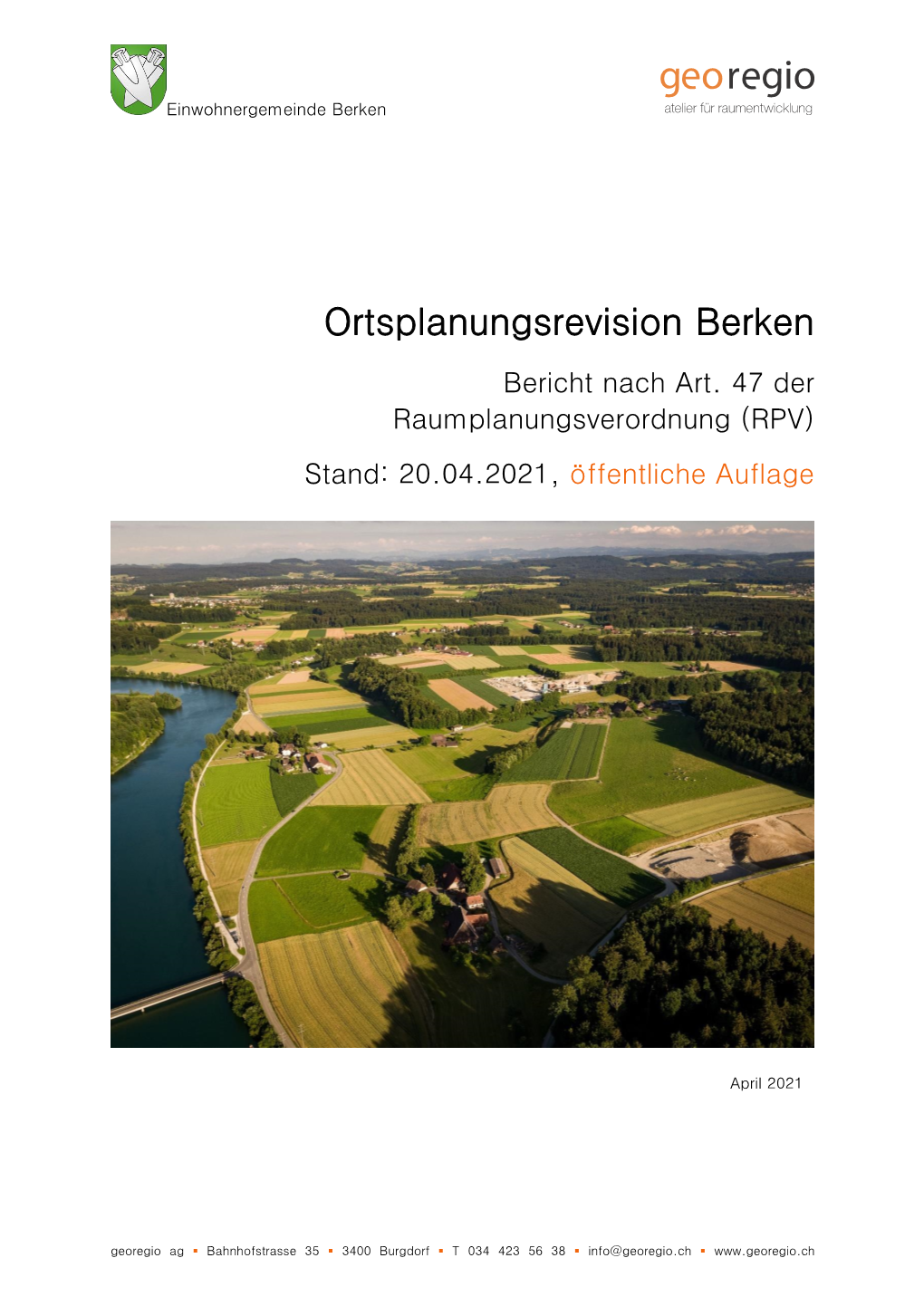 Ortsplanungsrevision Berken