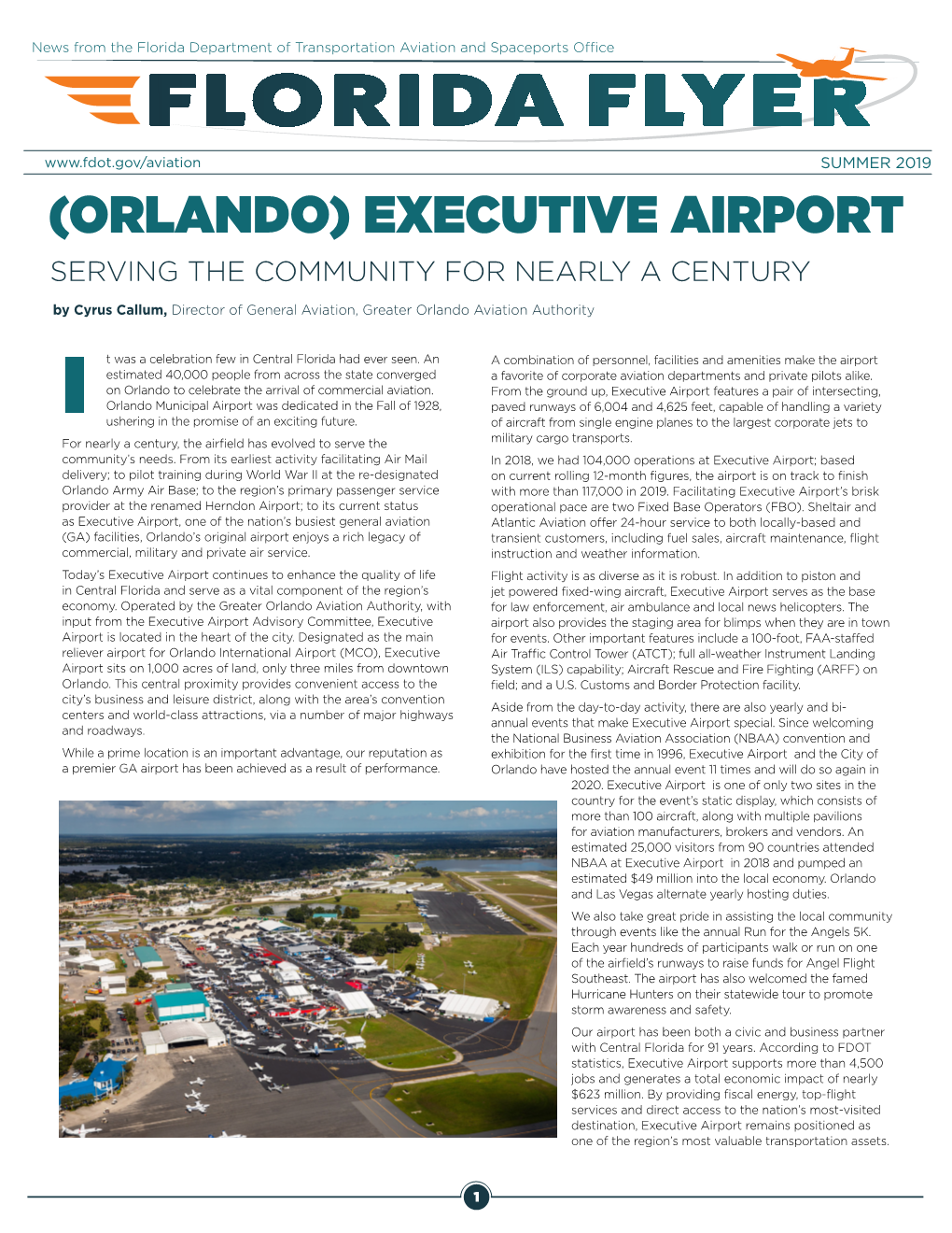 (Orlando) Executive Airport Serving the Community for Nearly a Century