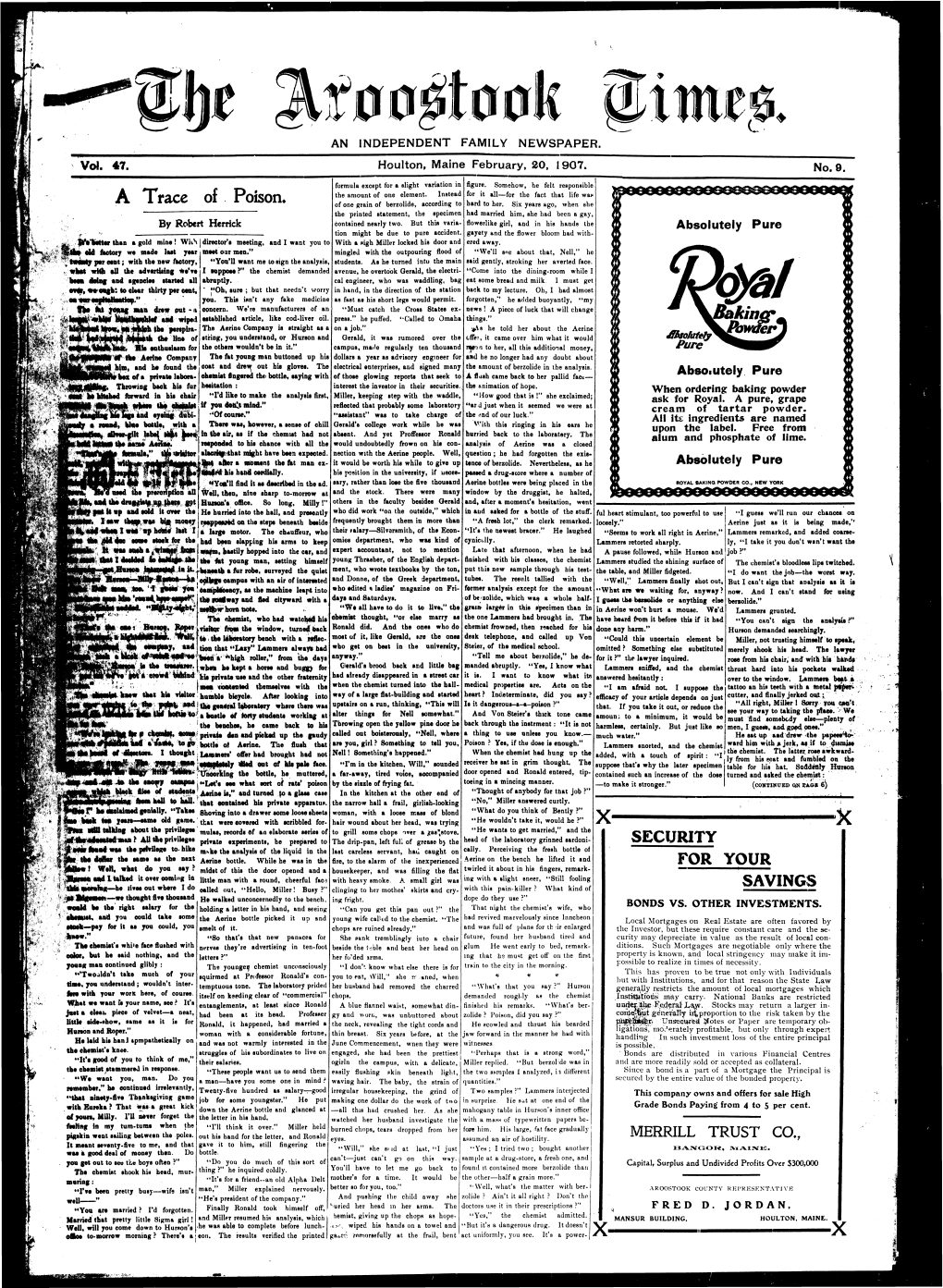 The Aroostook Times, February 20, 1907