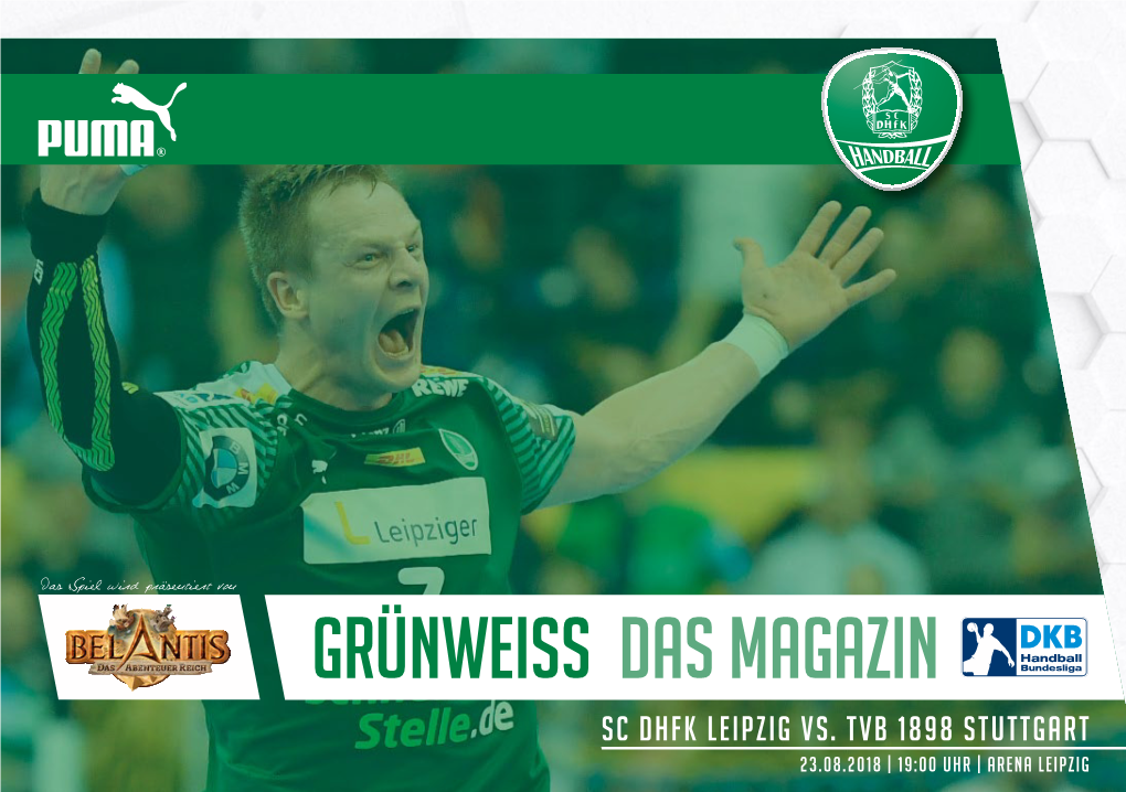 Grünweiss Das Magazin SC DHFK Leipzig Vs