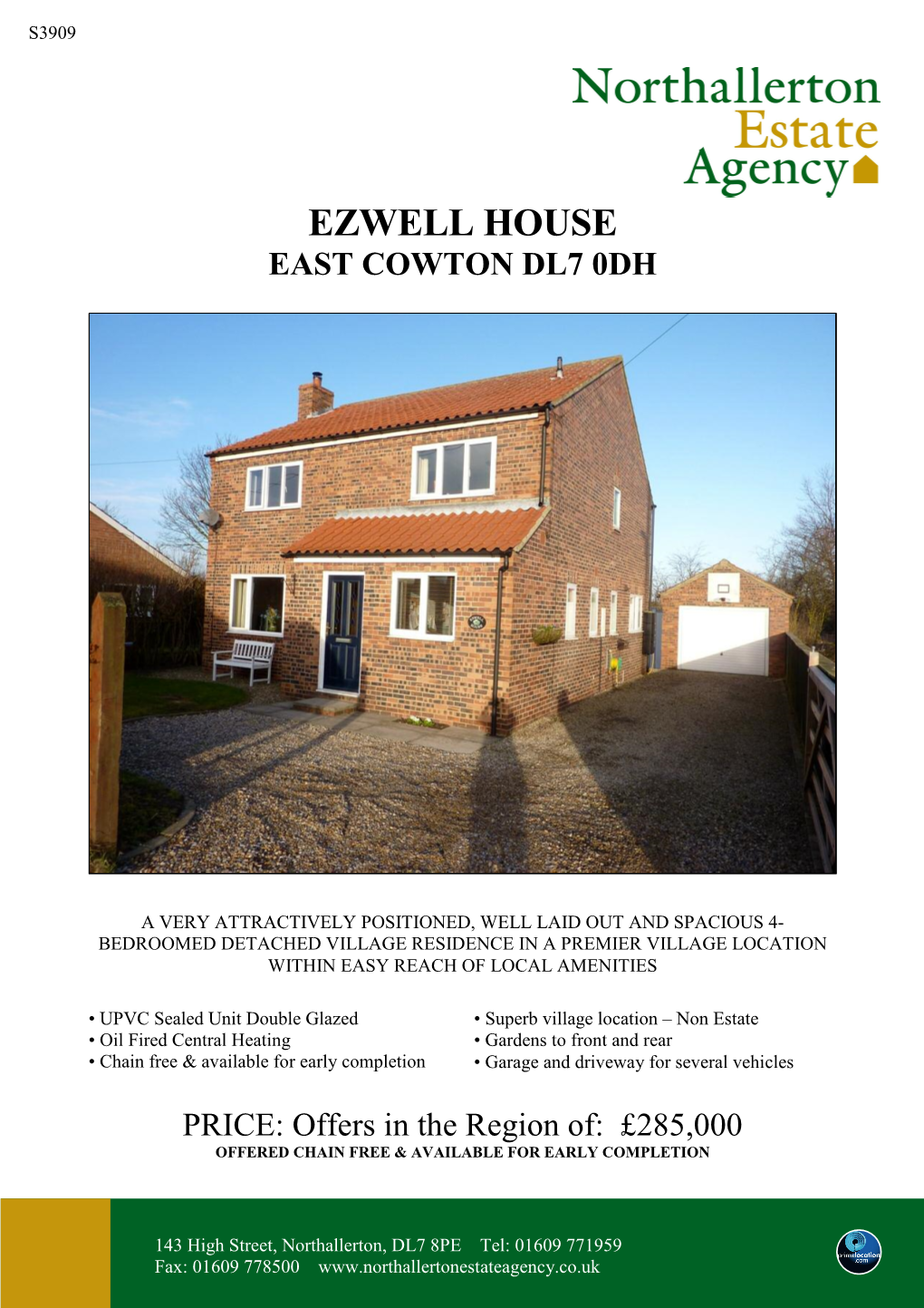 Ezwell House East Cowton Dl7 0Dh