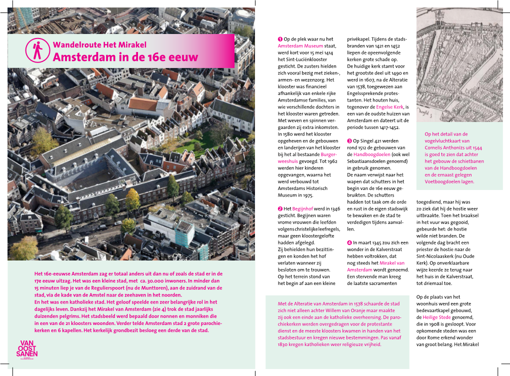 Amsterdam in De 16E Eeuw Het Sint-Luciënklooster Kerken Grote Schade Op