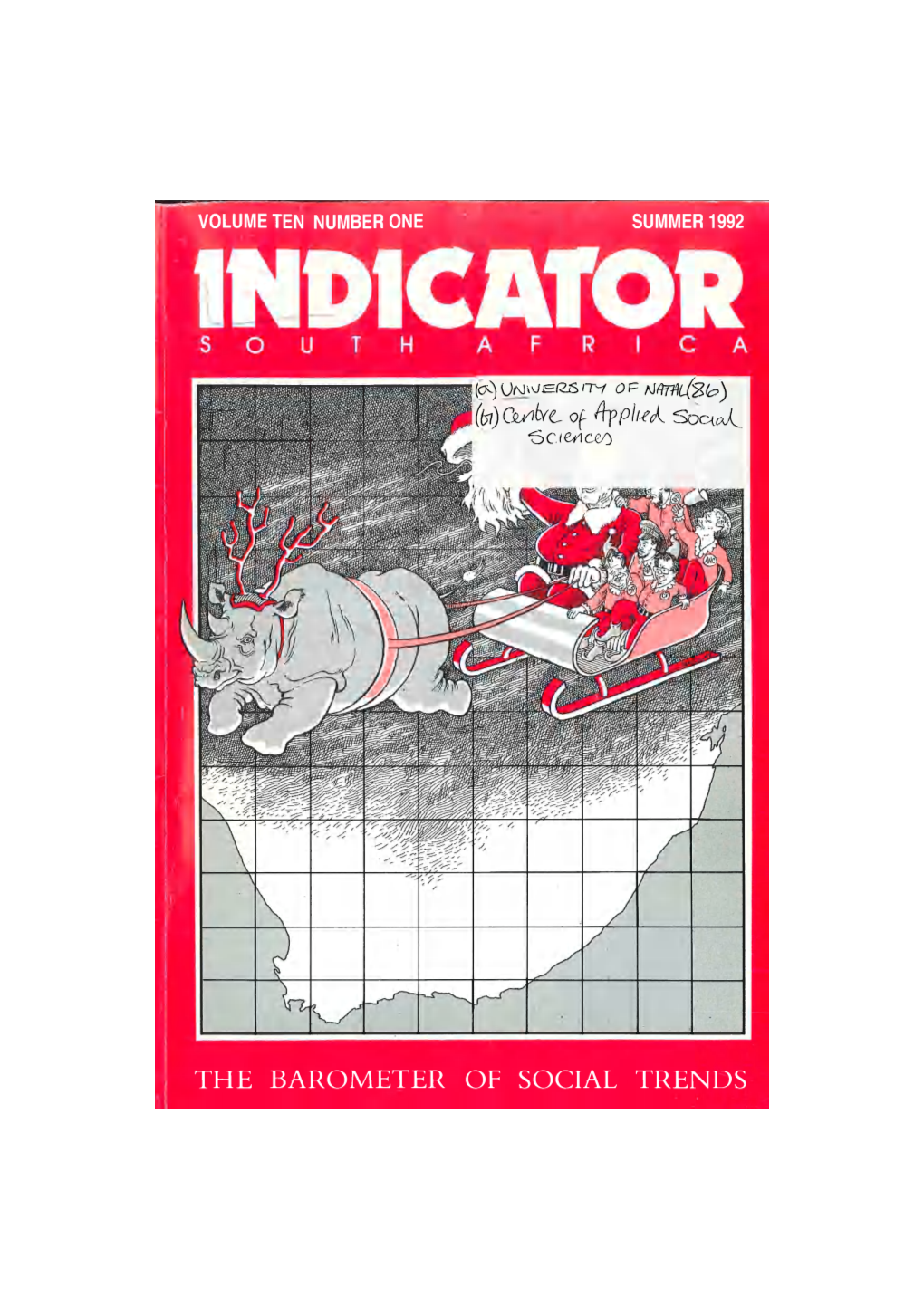 The Barometer of Social Trends M E M B E R S