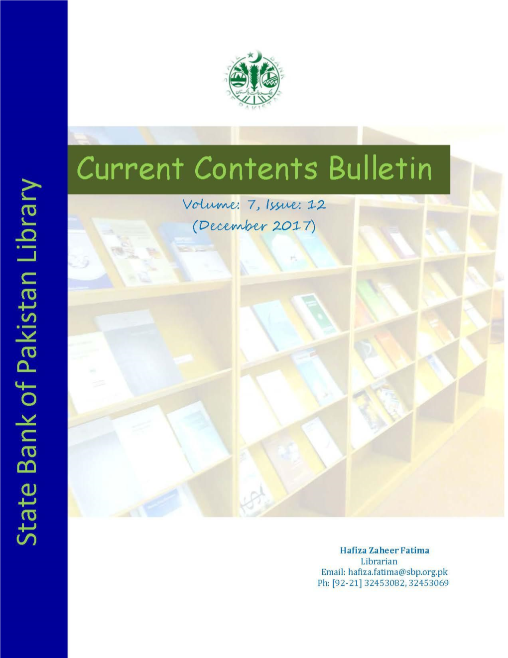 December 2017 Current Contents Bulletin 1 / 37 Contents