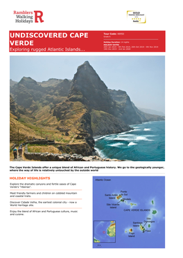 Undiscovered Cape Verde