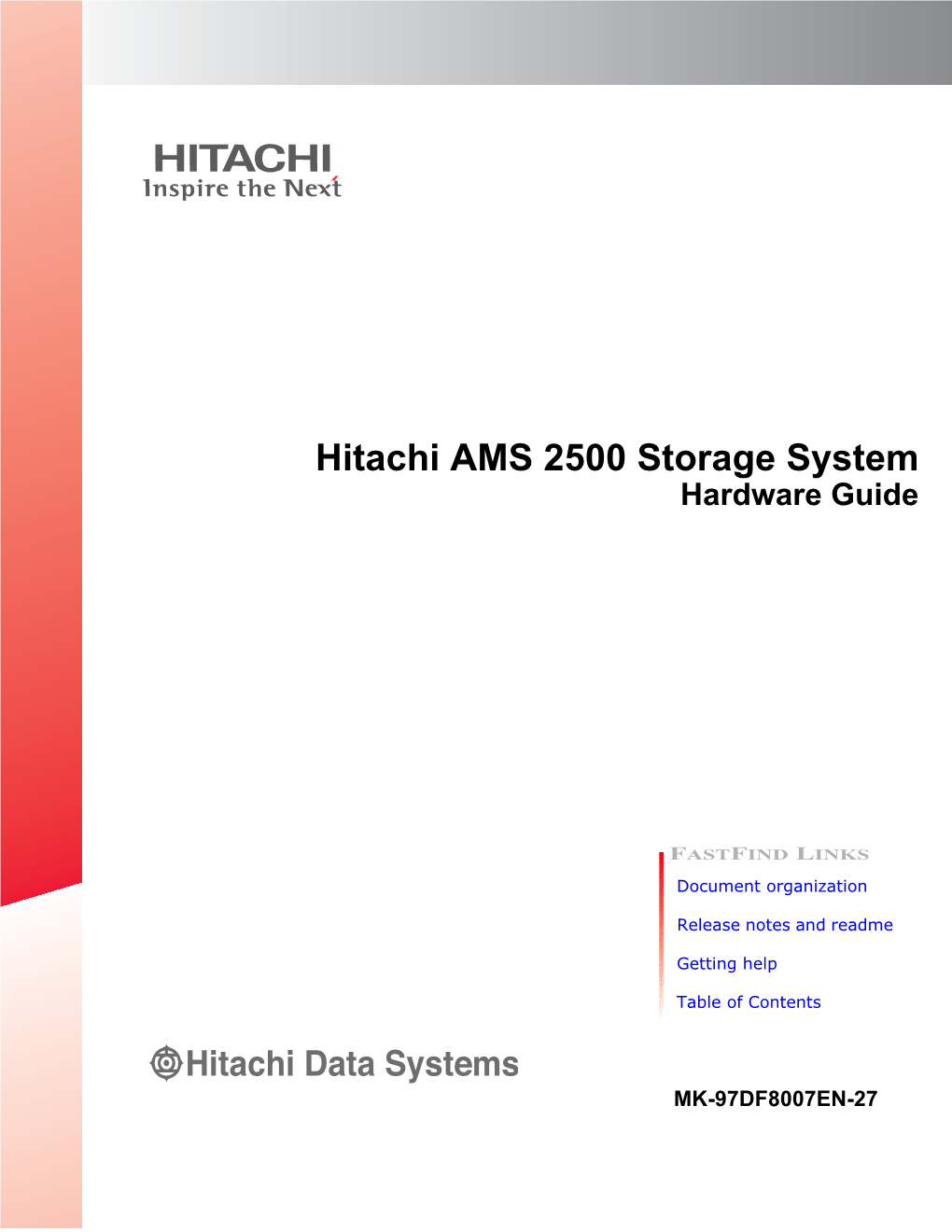 Hitachi AMS 2500 Storage System User's Guide
