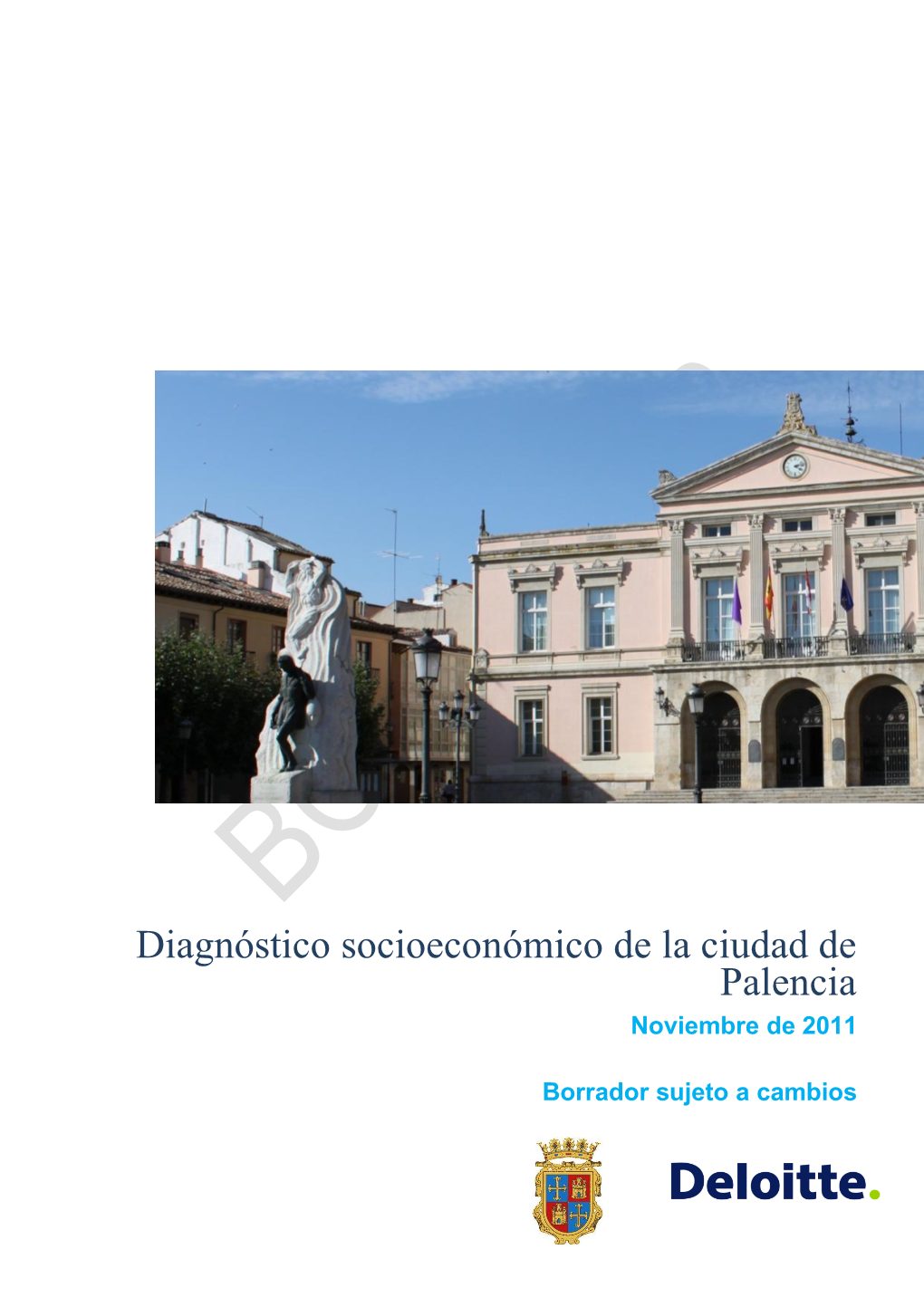 Diagnóstico Socioeconómico De La Ciudad De Palencia Noviembre De 2011