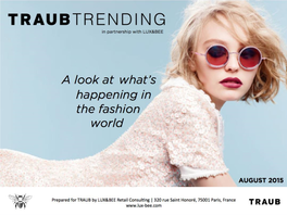 Traub Trending by Lux Bee August-2015