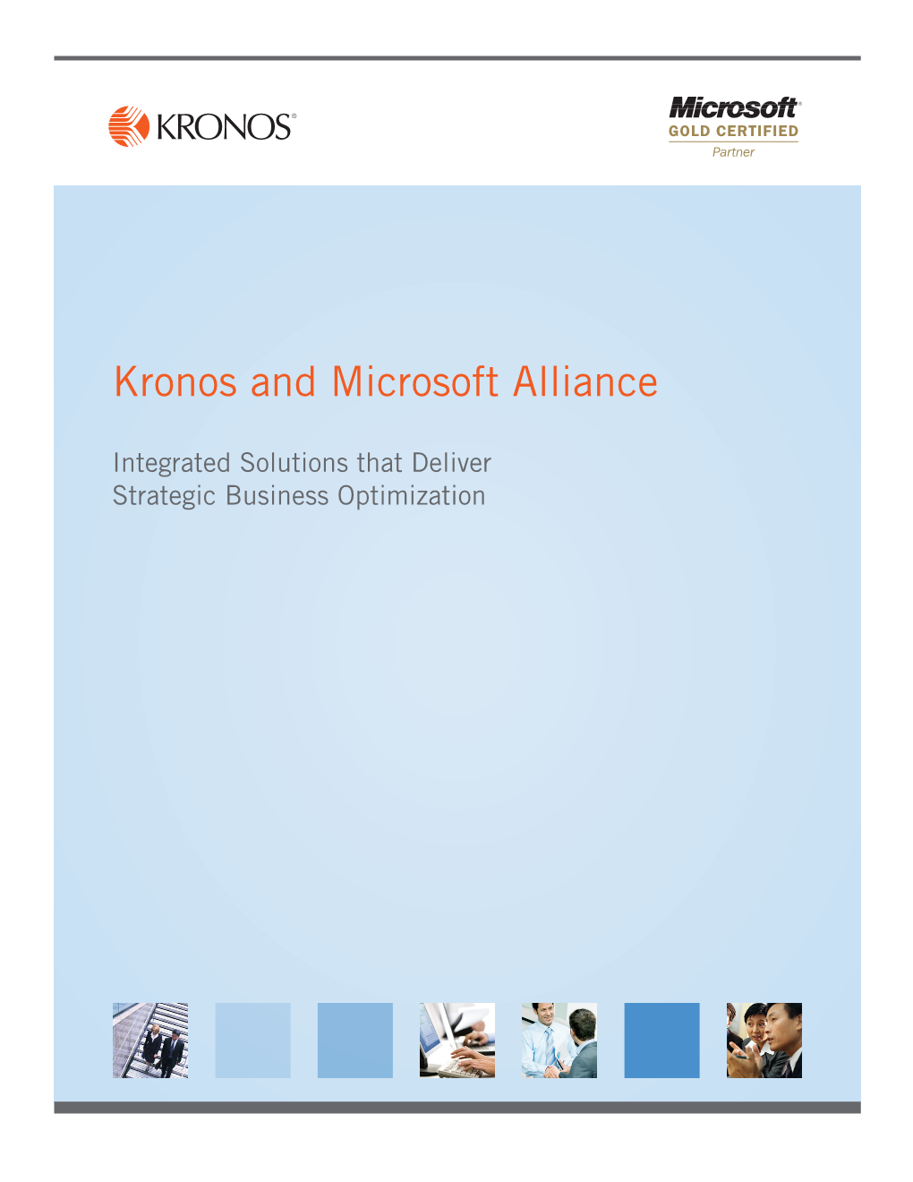 Kronos and Microsoft Alliance