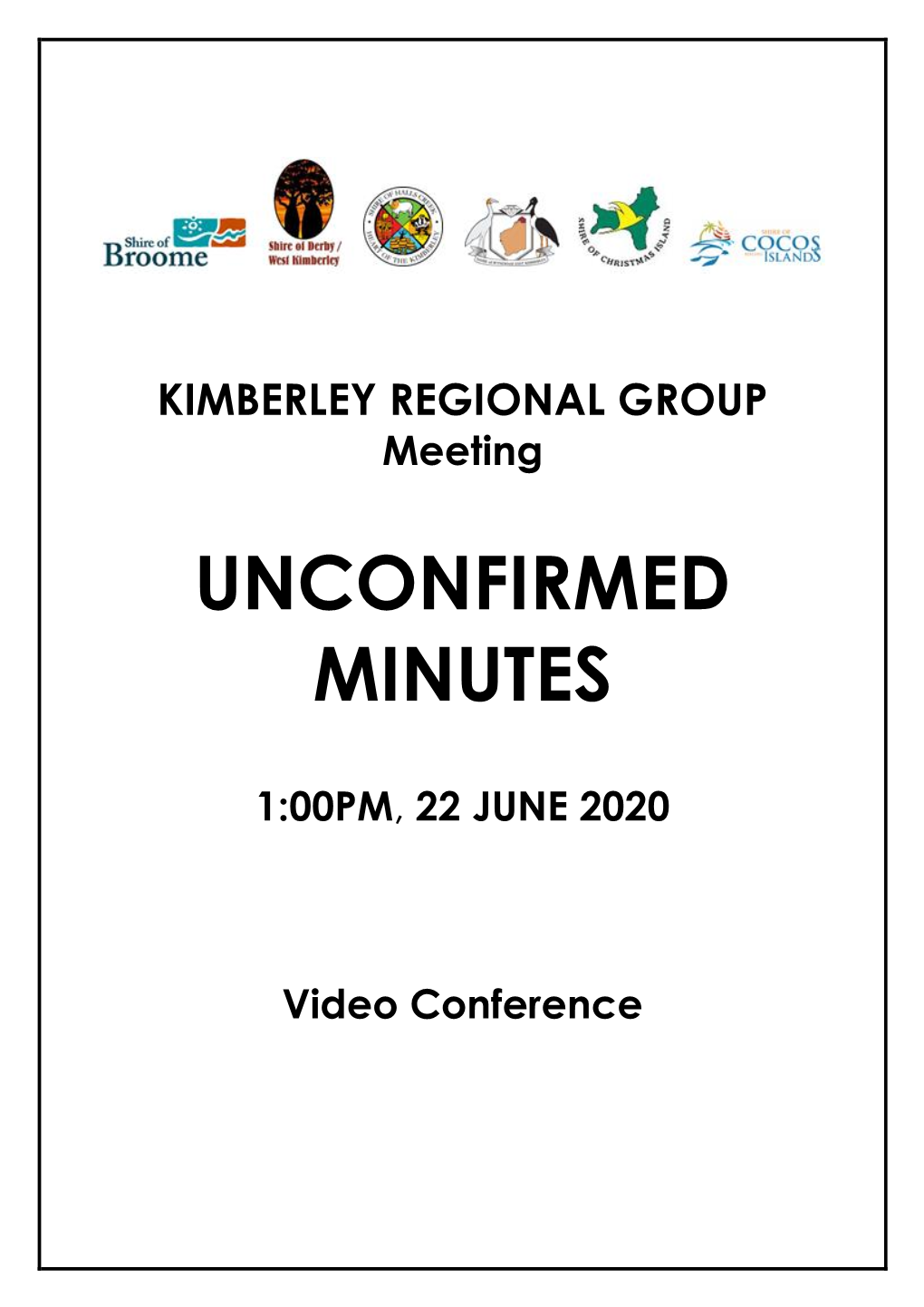 Minutes of Kimberley Regional Group