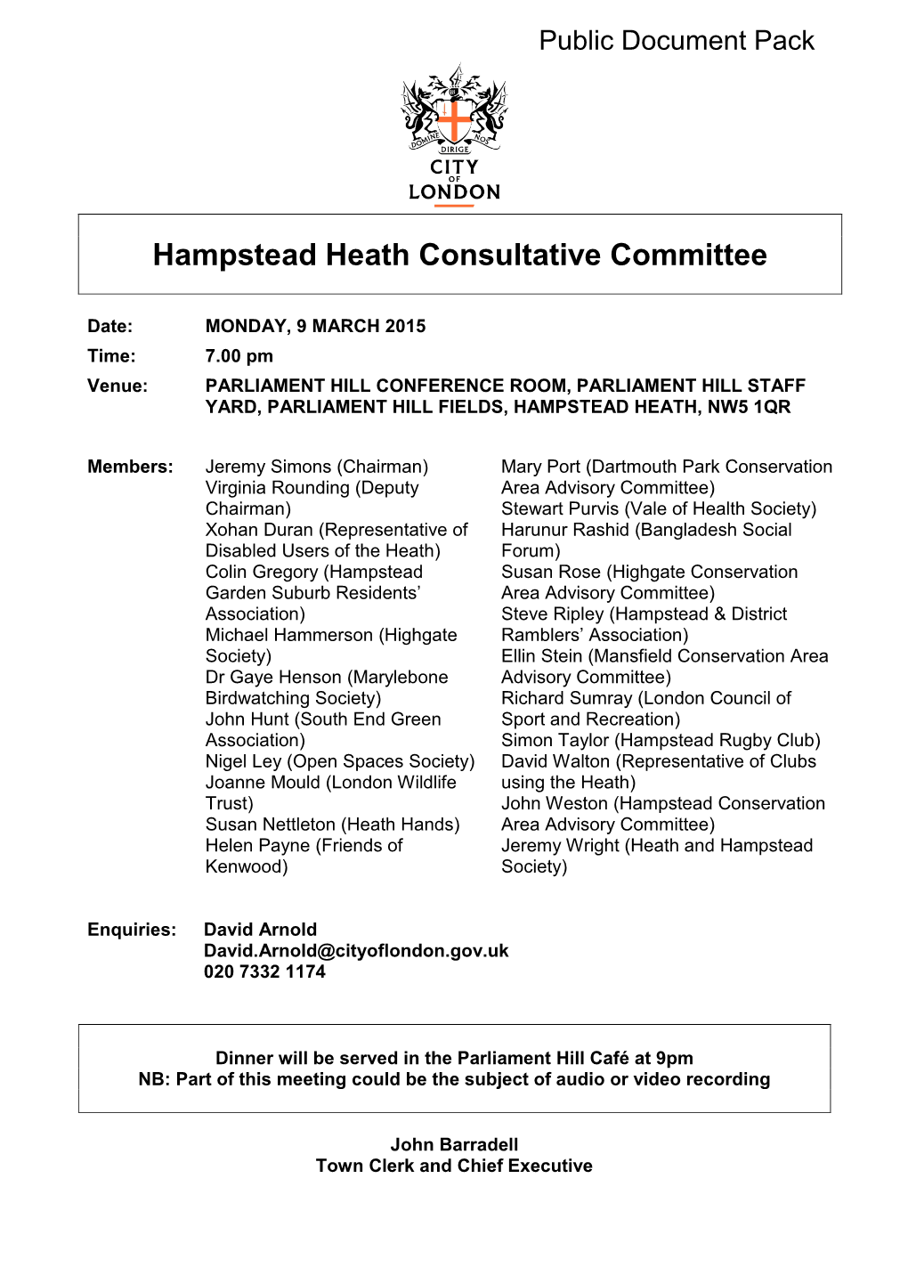 Hampstead Heath Consultative Committee