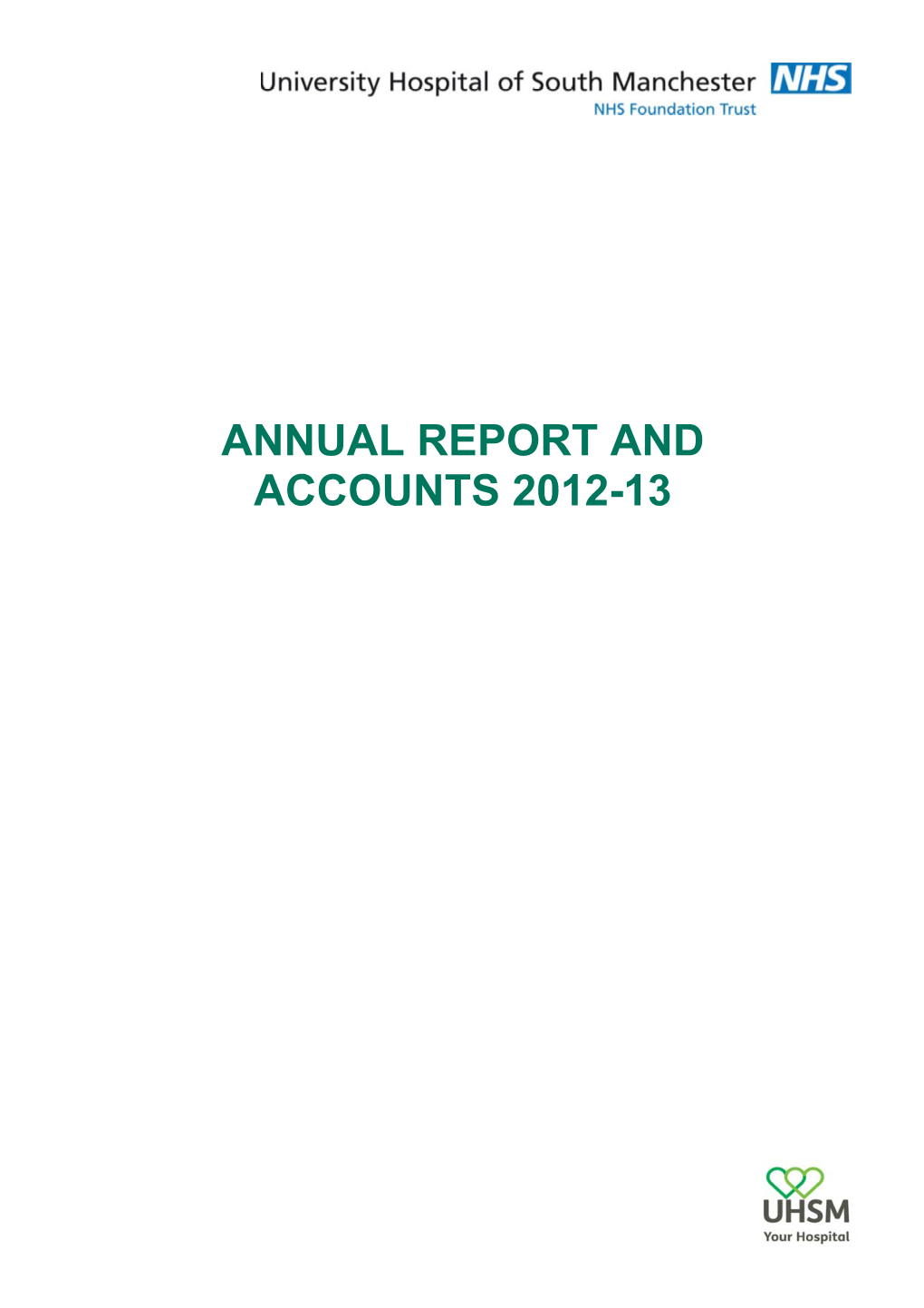 Annual Report and Accounts 2012-13