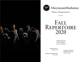 Fall Repertoire 2020