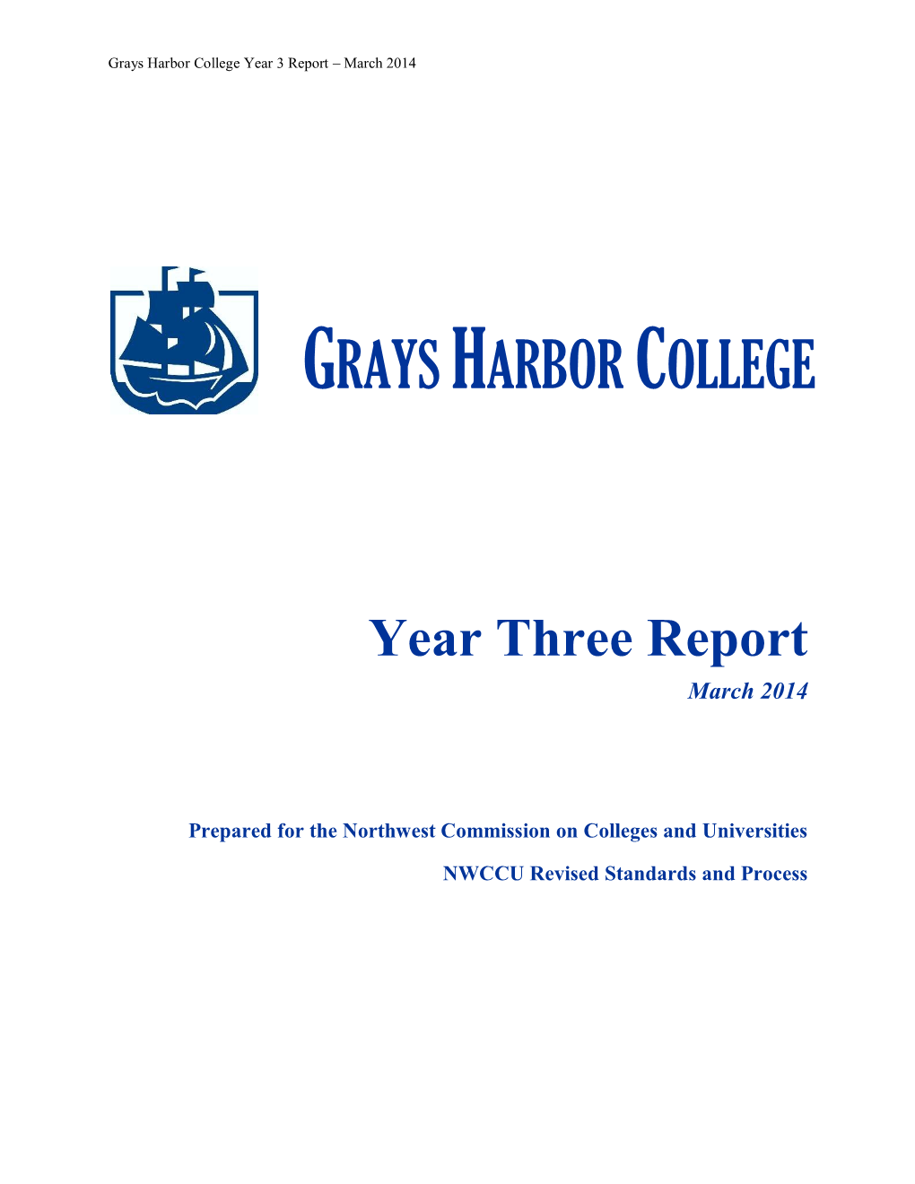 Year Three Report March 2014