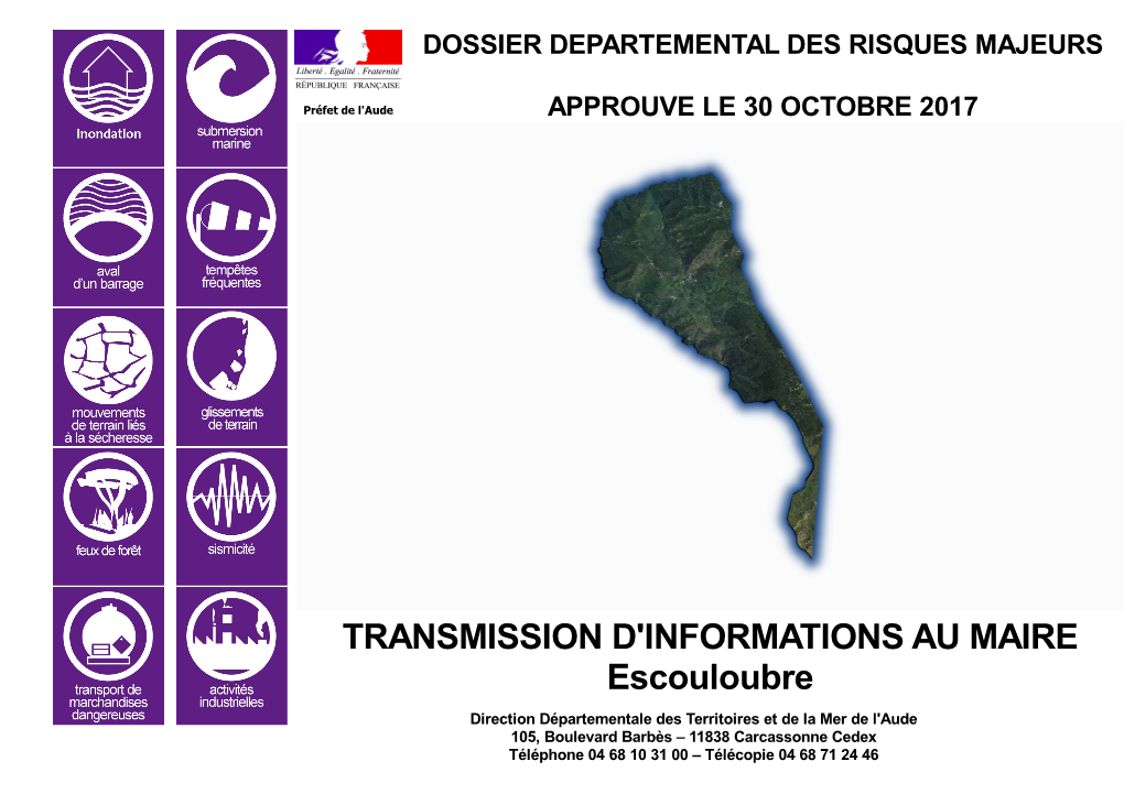 TRANSMISSION D'informations AU MAIRE Escouloubre