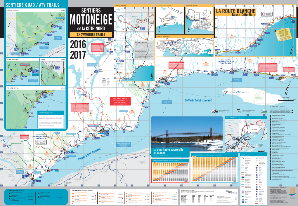 La Carte Des Sentiers De Motoneige