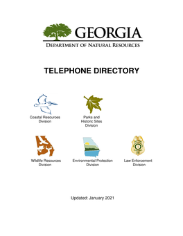 A More Detailed DNR Directory, Including DNR Offices and Locations