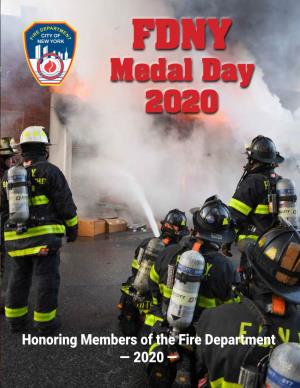 2020 FDNY Medal Day Publication