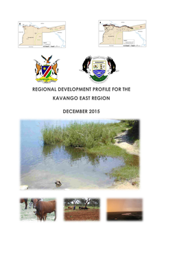 Regional Development Profile for the Kavango East Region December 2015