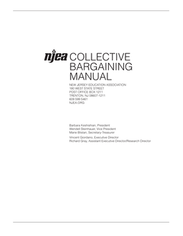 NJEA Collective Bargaining Manual