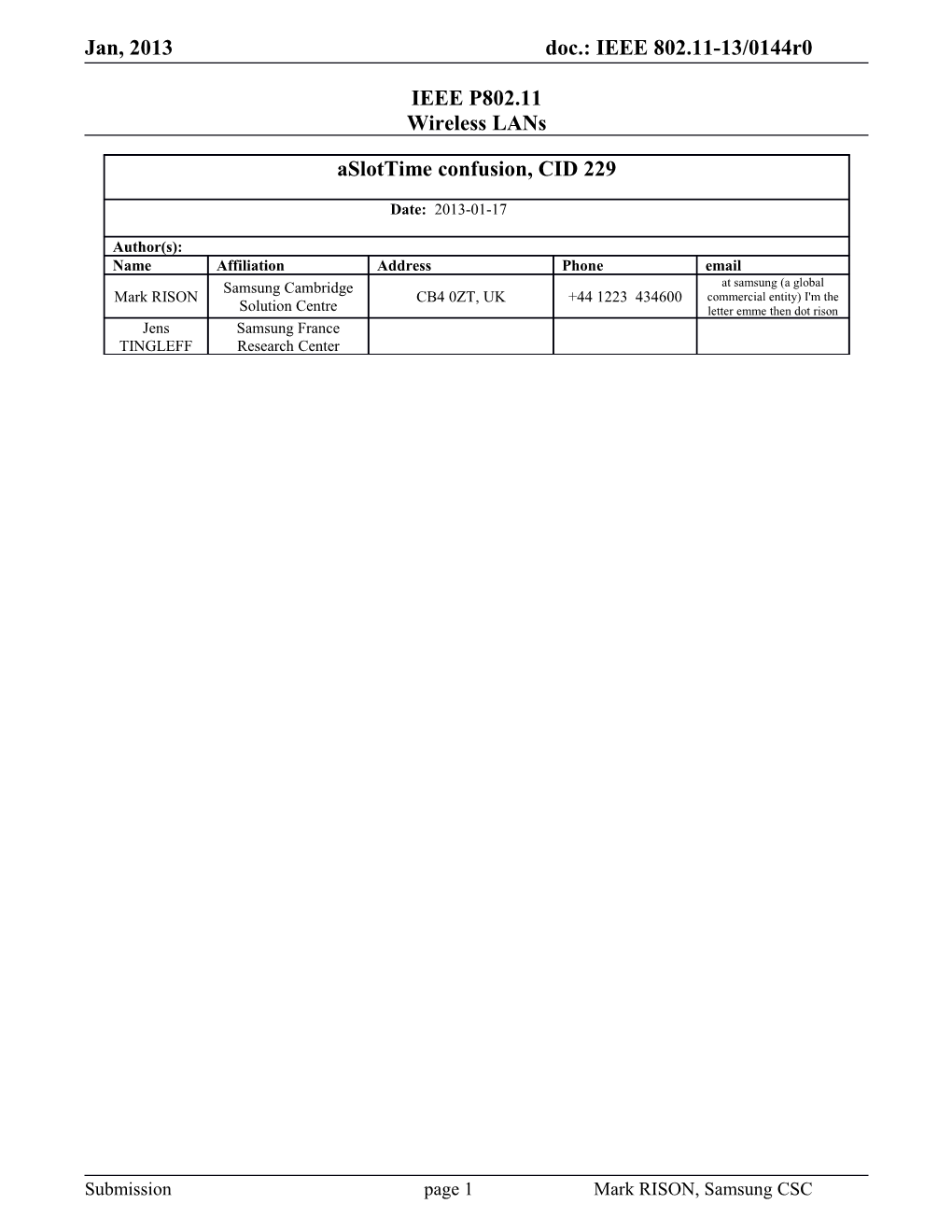 IEEE P802.11 Wireless Lans s95