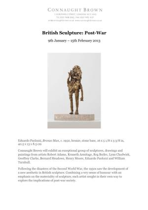 British Sculpture: Post-War