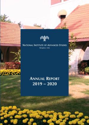 Annual Report 2019 – 2020 a Nnual R Eport 2019 - 2020