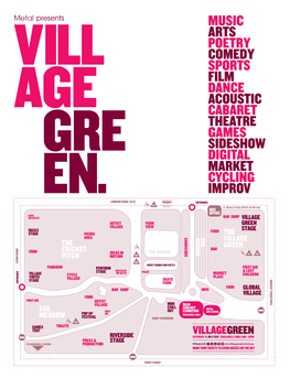 Village Green 2015Programme FINAL MAP-Lineup