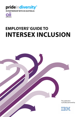 Employers' Guide to Intersex Inclusion